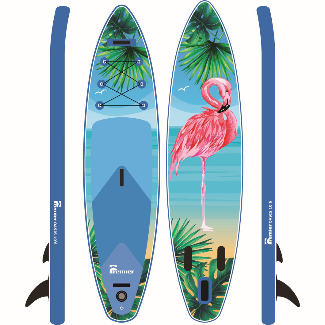Premier Oasis 10'6 Paddle Board with Premium Accessory Kit